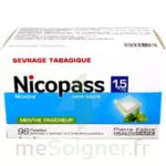 Nicopass 1,5 Mg Pastille Sans Sucre Menthe Fraîcheur Plq/96 à TOURS