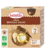 Babybio Gourde Crème Semoule Cacao à TOURS