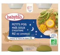 Babybio Pot Bonne Nuit Petits Pois Mais Riz à TOURS